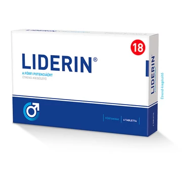 Liderin tabletta a férfi potenciáért 6x