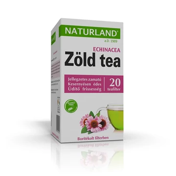 Naturland Zöldtea Echinaceával 20x2g 20x