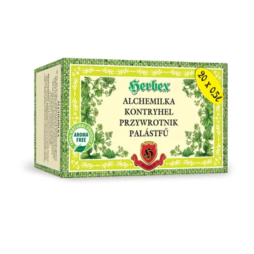Herbex Palástfű tea filteres 20x3g 60g