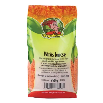Vegabond vörös lencse 250g