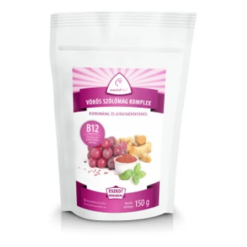 Pharmacoidea Mentalfitol vörös szőlőmag őrlemény B12 150g