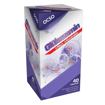 Ocso Porc Glükozamin + MSM + Kondroitin kapszula 40x