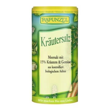 Rapunzel bio Zöldfűszersó szóródobozban 125g