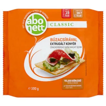 Abonett extrudált kenyér búzacsírás 100g