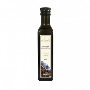 Grapoila 100% hidegen sajtolt Lenmagolaj 250ml