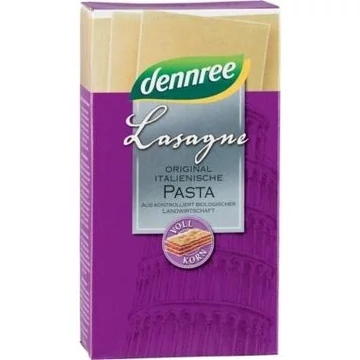 Dennree Pasta Durum bio Lasagne tészta 250g