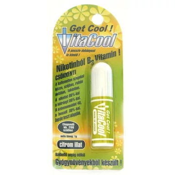 VitaCool dohányzás káros hatásait csökkentő por,citrom 1g