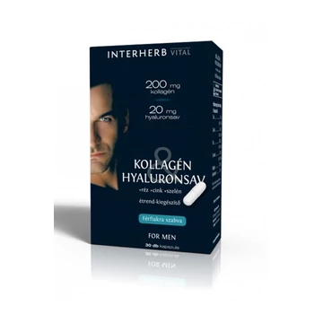 Interherb Kollagén Hyaluronsav For Men kapszula 30x