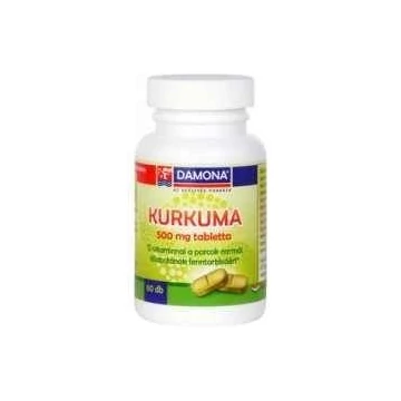 Damona Kurkuma 500mg tabletta 60x
