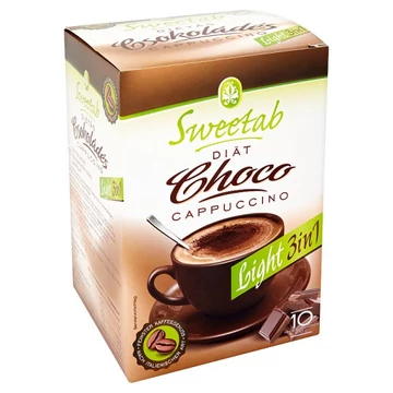 Sweetab diétás cappuccino csokis 10db