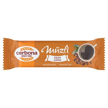 Cerbona szelet kávés,mézzel,fehércsokis 20g