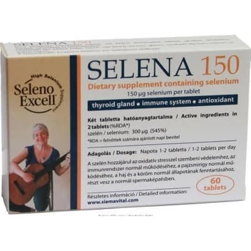 Selena 150 széntartalmú tabletta 60x