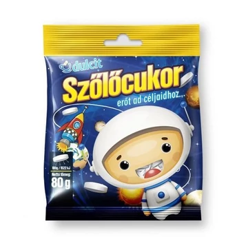 Dulcit szőlőcukor tabletta natúr 80g