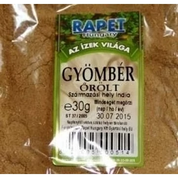 Rapet fűszer gyömbér őrölt 30g
