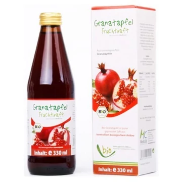 Medicura bio 100% Gránátalma gyümölcslé 330ml