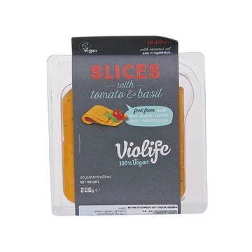 Violife növényi sajt szeletelt paradicsom+bazsaliko~200g 200g