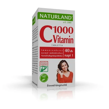 Naturland c vitamin 1000 mg tabletta 40x