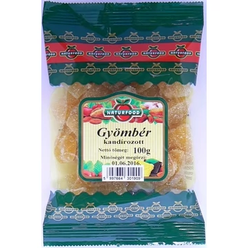 Naturfood Kandírozott gyömbér 100g