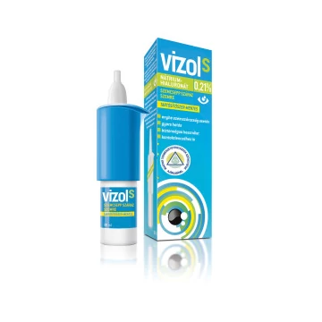Vizol S 0,21 % szemcsepp általános szemszárazságra 10ml