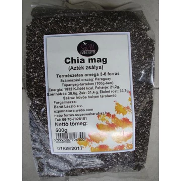 SzpM Chia mag fekete 500g