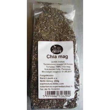 SzpM Chia mag fekete 200g
