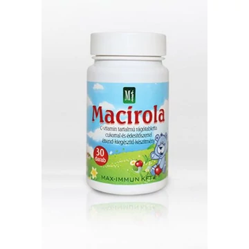 Macirola C vitamin tartalmú rágótabletta 30x