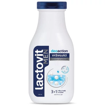 Lactovit tusfürdő MEN deoaction szagsemlegesítő 300ml