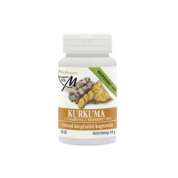 Dr.M Prémium Kurkuma C-vitaminnal és Bioperinnel kapsz. 80x