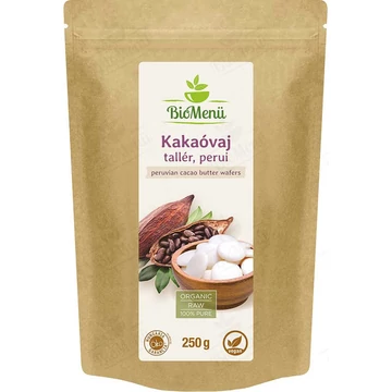 Biomenü Bio kakaóvajtallér perui 250g