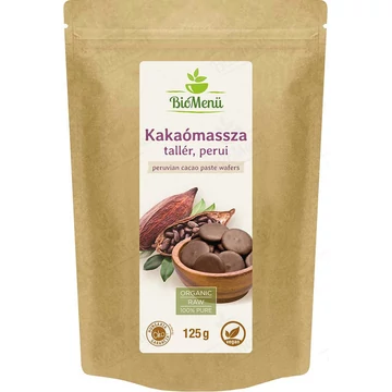 Biomenü Bio kakaómassza tallér perui 125g