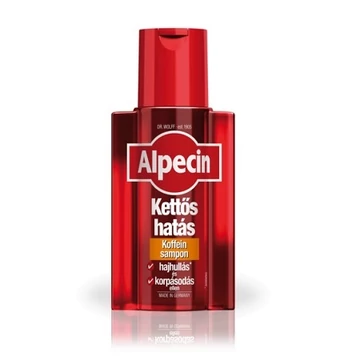 Alpecin kettős hatású sampon hajhullás korpásodás 200ml