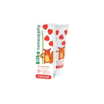 Bilka homeopátiás NATURAL 6+ gyermek fogkrém málna ízű 50ml
