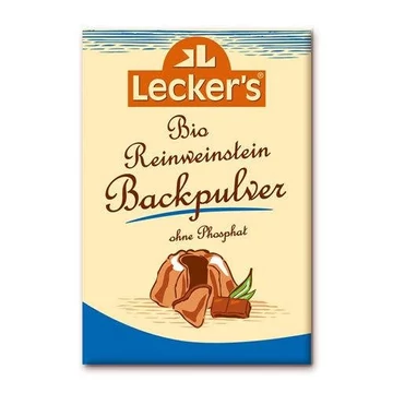 Lecker's bio borkő sütőpor foszfátmentes 4x21g 84g