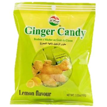 Big Star Gyömbér cukorka lemon,kemény 100g