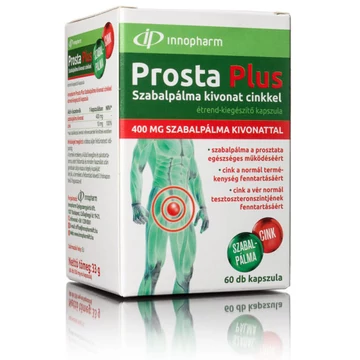 Innopharm Prosta Plus Szabalpálma kiv. cinkkel 400mg 60x