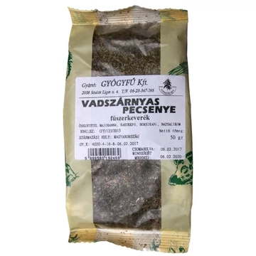Vadszárnyas pecsenye fűszerkeverék gyógyfű 50g