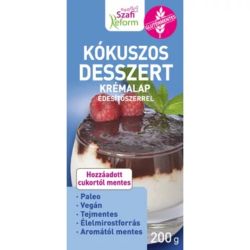 Szafi Reform kókuszos desszert krémalap 200g