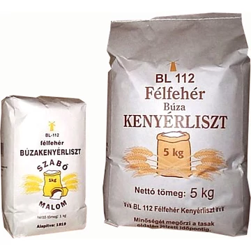 Szabó Kenyérliszt BL-112 félfehér 5kg