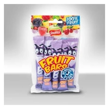 Sunvita gyümölcsszelet szedres 5x15g Fruit Bars 75g