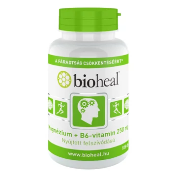 Bioheal Magnezium + B6-vitamin nyújtott felszívódású 105x