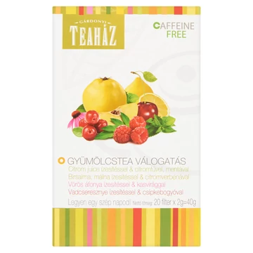 Gárdonyi Teaház nyári gyümölcstea válogatás 20x2g 20x