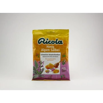 Ricola mézes-zsályás gyógynövény cukorka 75g