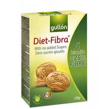Gullon Diet-Fibra rostban gazdag keksz hozzáadott cukorn 250g