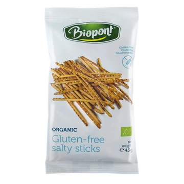 Biopont Organic Bio gluténm.sóspálcika dekor sós kék 45g