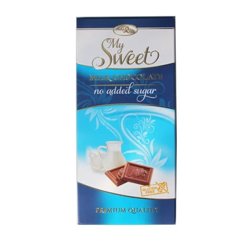 Mysweet tejcsokoládé tábla cukormentes 90g