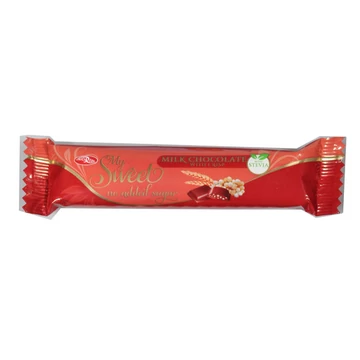 Mysweet tejcsokoládé szelet búzapehellyel cukormentes 26g
