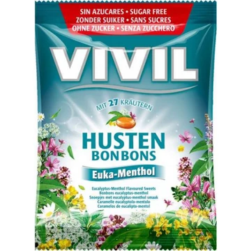 Vivil cukormentes mentholos eukaliptuszos torokcukorka 60g