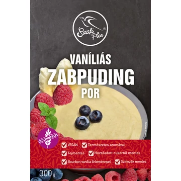 Szafi Free zabpuding por vaníliás 300g