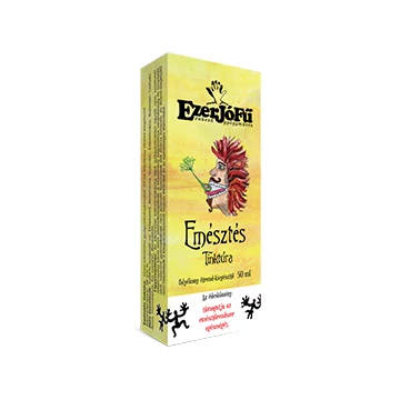 Ezerjófű Emésztés tinktúra alkoholos 498 50ml