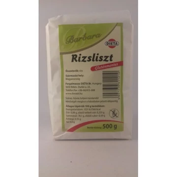 Barbara gluténmentes rizsliszt 500g